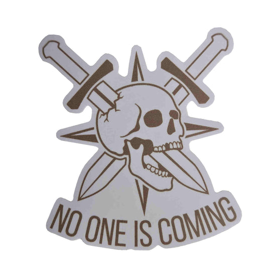 No One Is Coming Sticker - Ethos Stickers in - Solus Legion