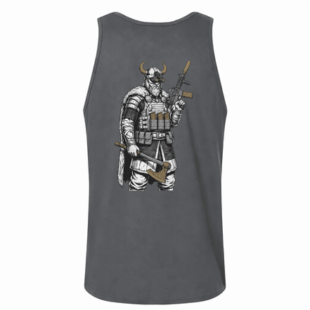 Norseman Tank Top Tank Top in Gray - Solus Legion