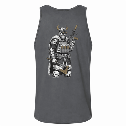 Norseman Tank Top Tank Top in Gray - Solus Legion