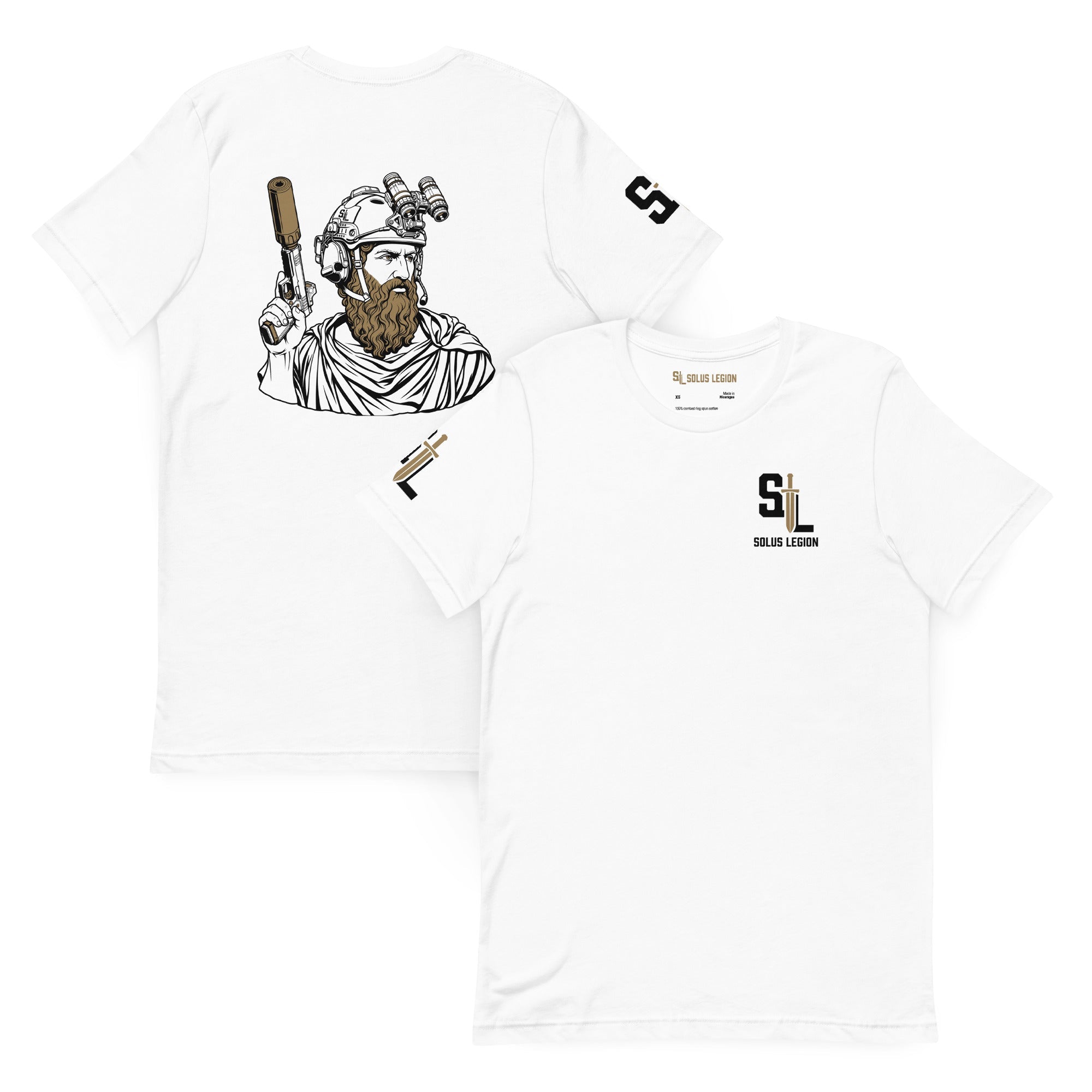 Plato Knew T-Shirt tshirts in White - Solus Legion