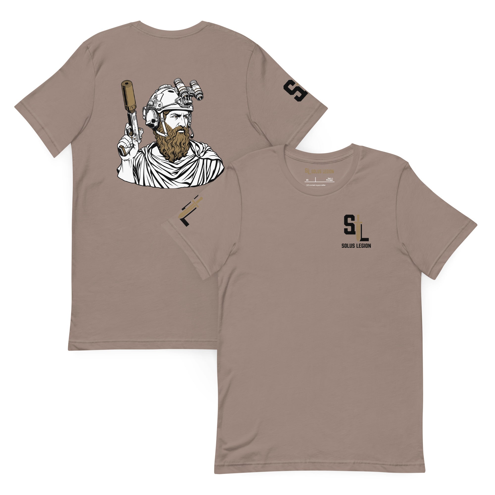 Plato Knew T-Shirt tshirts in Flat Dark Earth - Solus Legion
