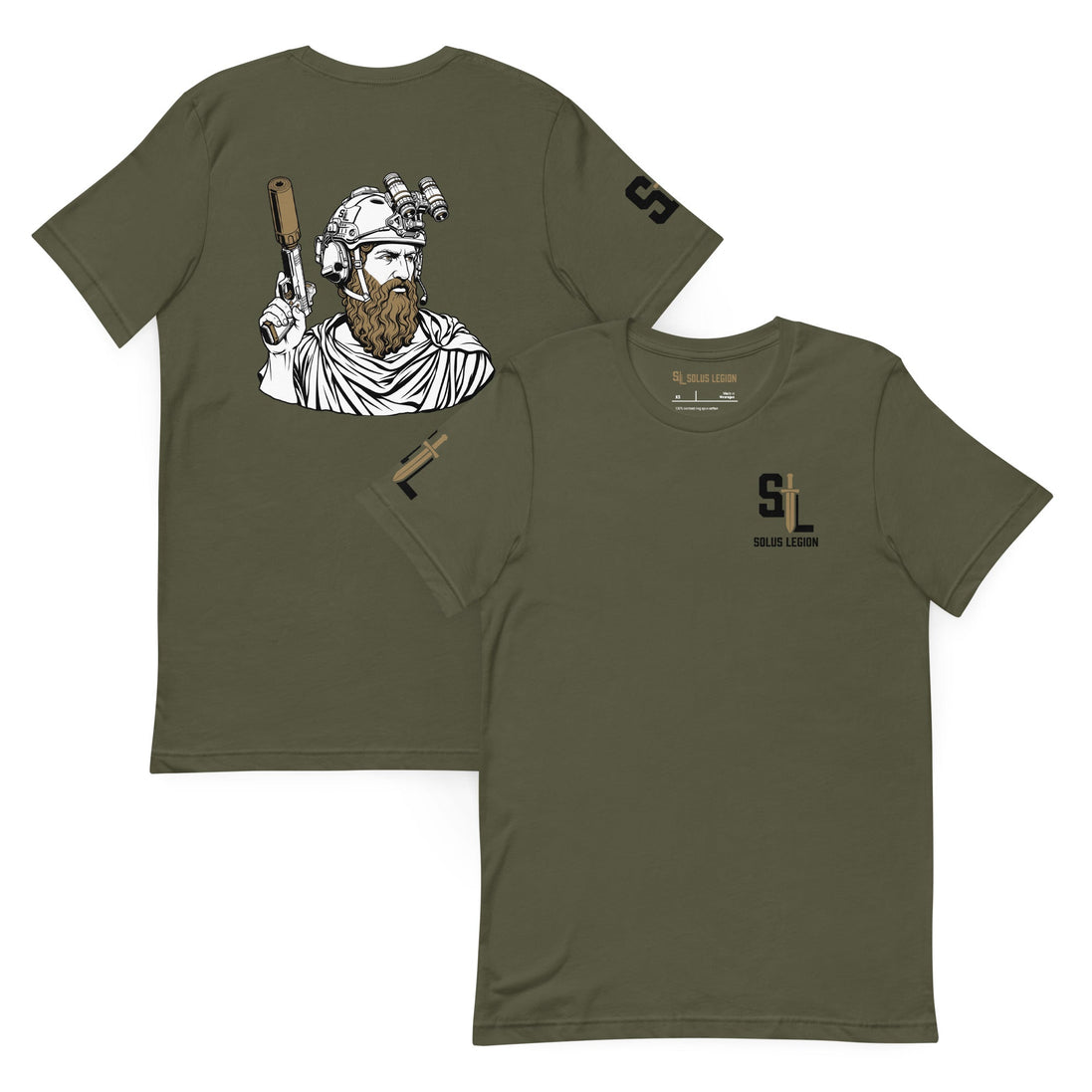 Plato Knew T-Shirt tshirts in OD Green - Solus Legion