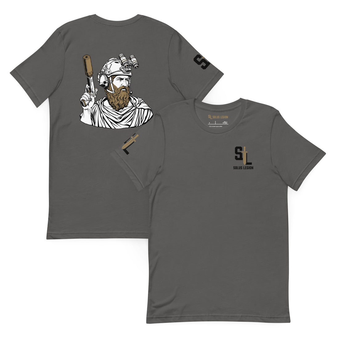 Plato Knew T-Shirt tshirts in Gray - Solus Legion