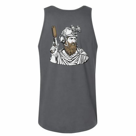 Plato Knew Tank Top Tank Top in Gray - Solus Legion