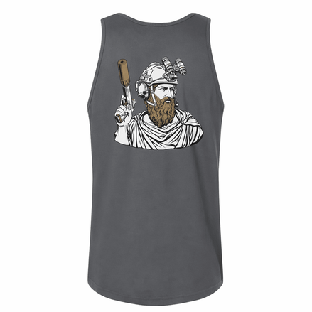 Plato Knew Tank Top Tank Top in Gray - Solus Legion