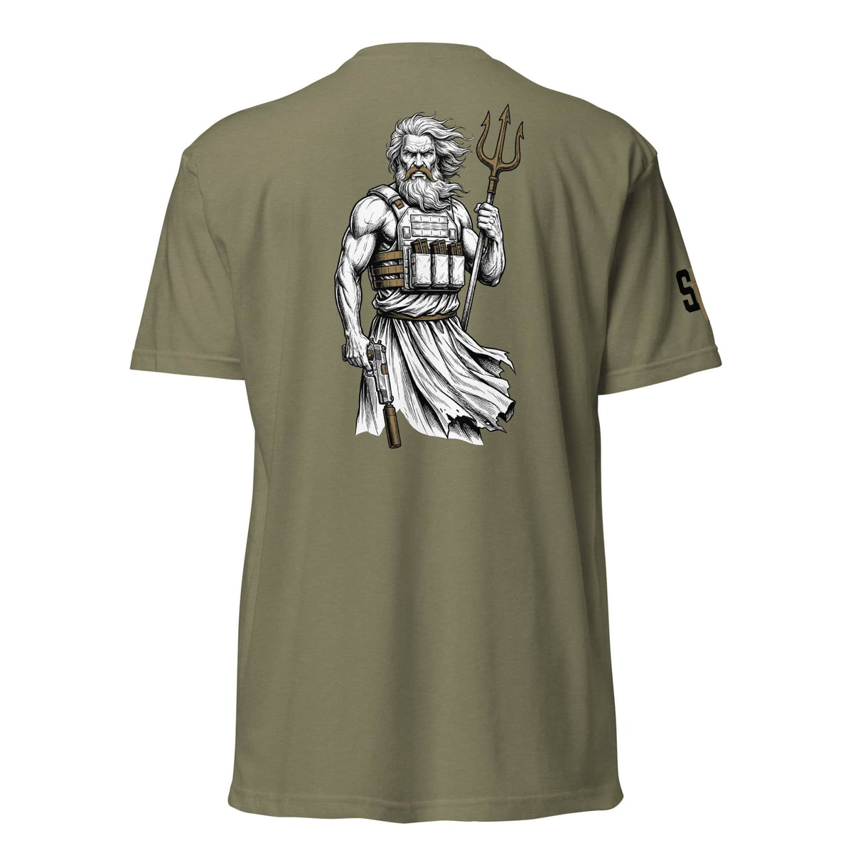 Poseidon's Fury T-Shirt tshirts in OD Green - Solus Legion