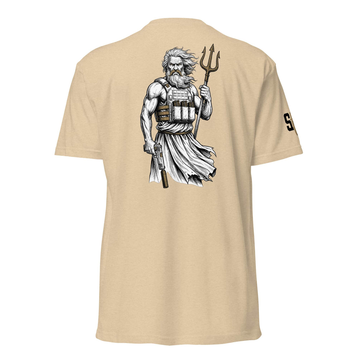 Poseidon's Fury T-Shirt tshirts in Flat Dark Earth - Solus Legion