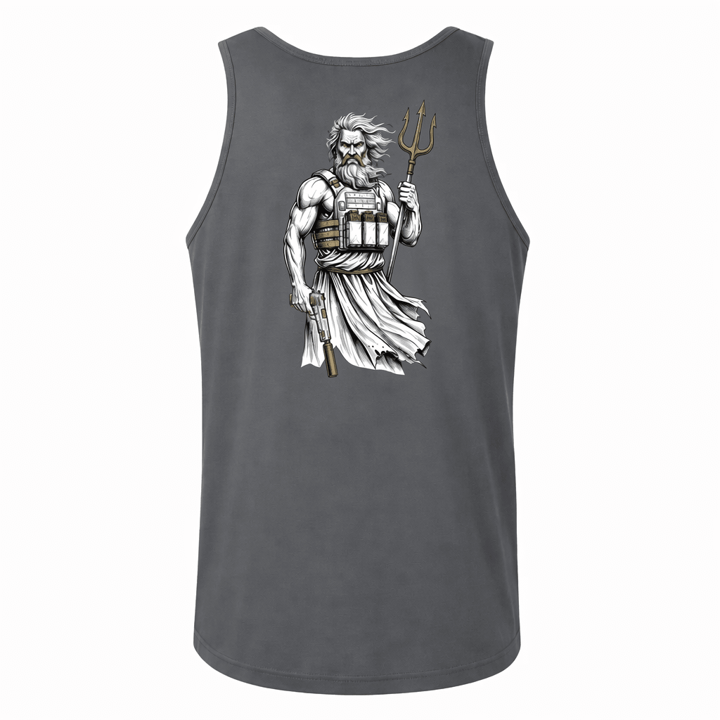 Poseidon's Fury Tank Top Tank Top in Gray - Solus Legion