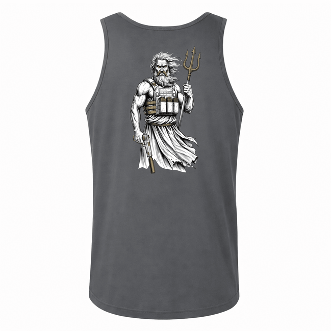 Poseidon's Fury Tank Top Tank Top in Gray - Solus Legion