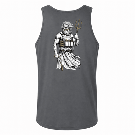 Poseidon's Fury Tank Top Tank Top in Gray - Solus Legion