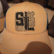 Solus Legion Topography Hat Hat in Army Olive/Tan - 5 Panel - Solus Legion