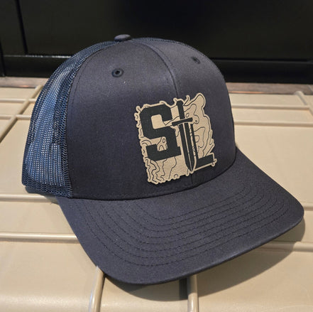 Solus Legion Topography Hat Hat in Black - Solus Legion