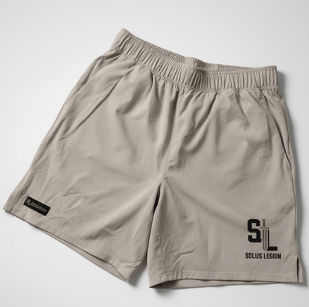 Solus Legion Workout Shorts shorts in Flat Dark Earth - Solus Legion