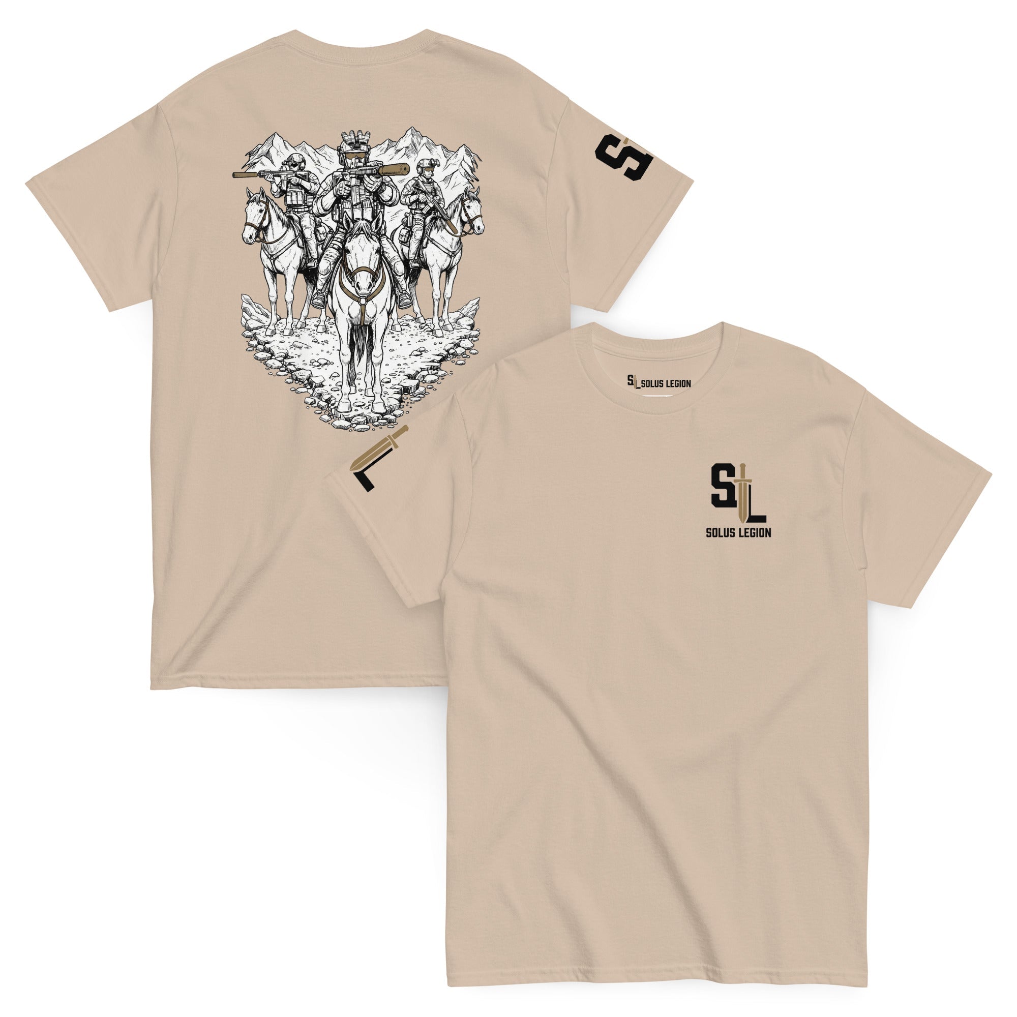 The Goons are Out T-Shirt tshirts in Flat Dark Earth - Solus Legion