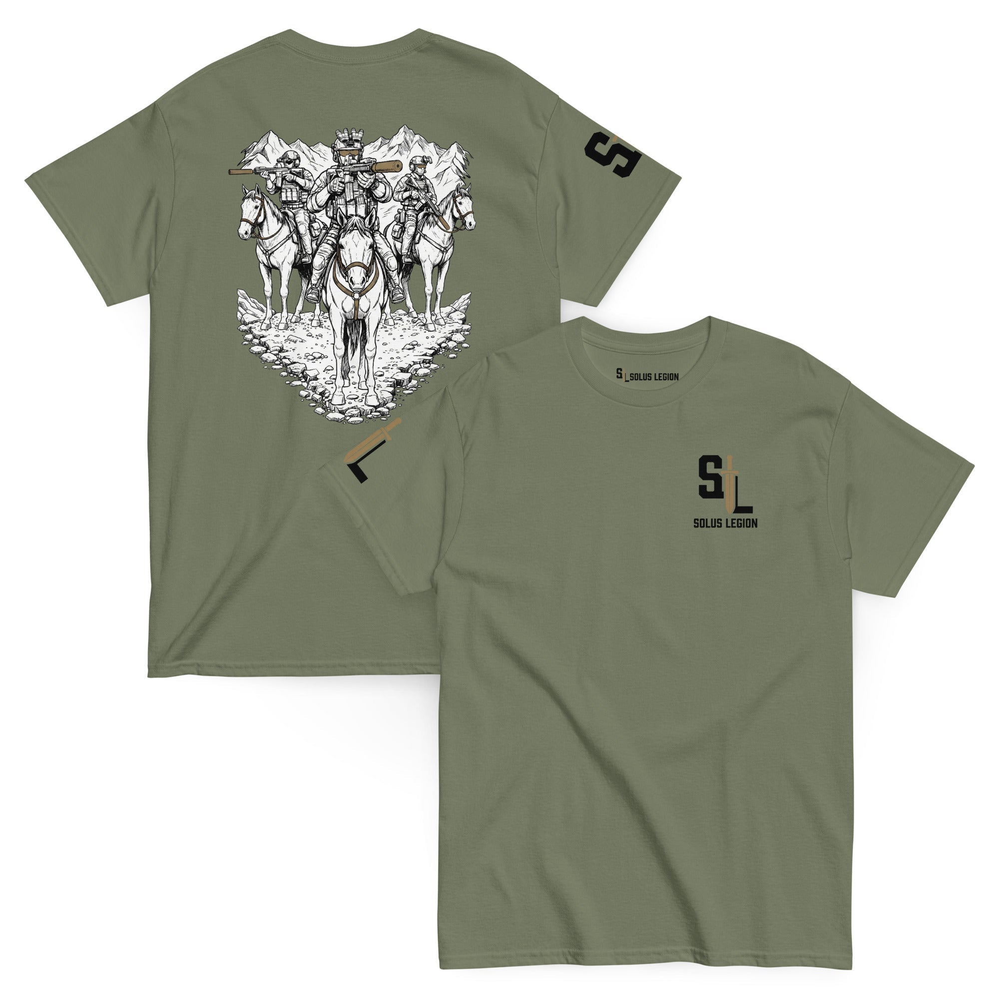 The Goons are Out T-Shirt tshirts in OD Green - Solus Legion